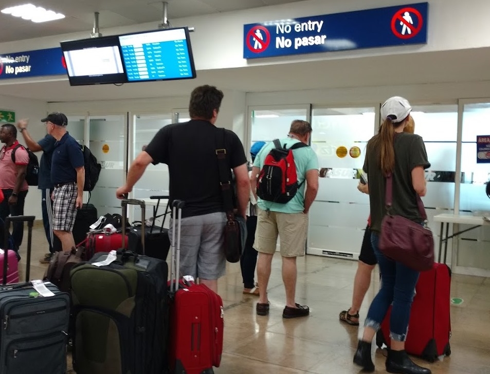 Los visitantes arribaron para disfrutar las bellezas de Cozumel