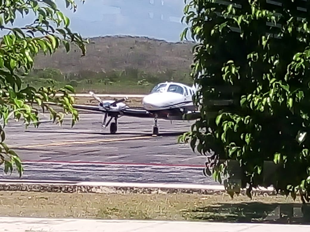 La aeronave quedó en garantía del interés fiscal a cargo del SAT
