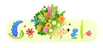 Doodle primaveral de Google Doodle primaveral de Google