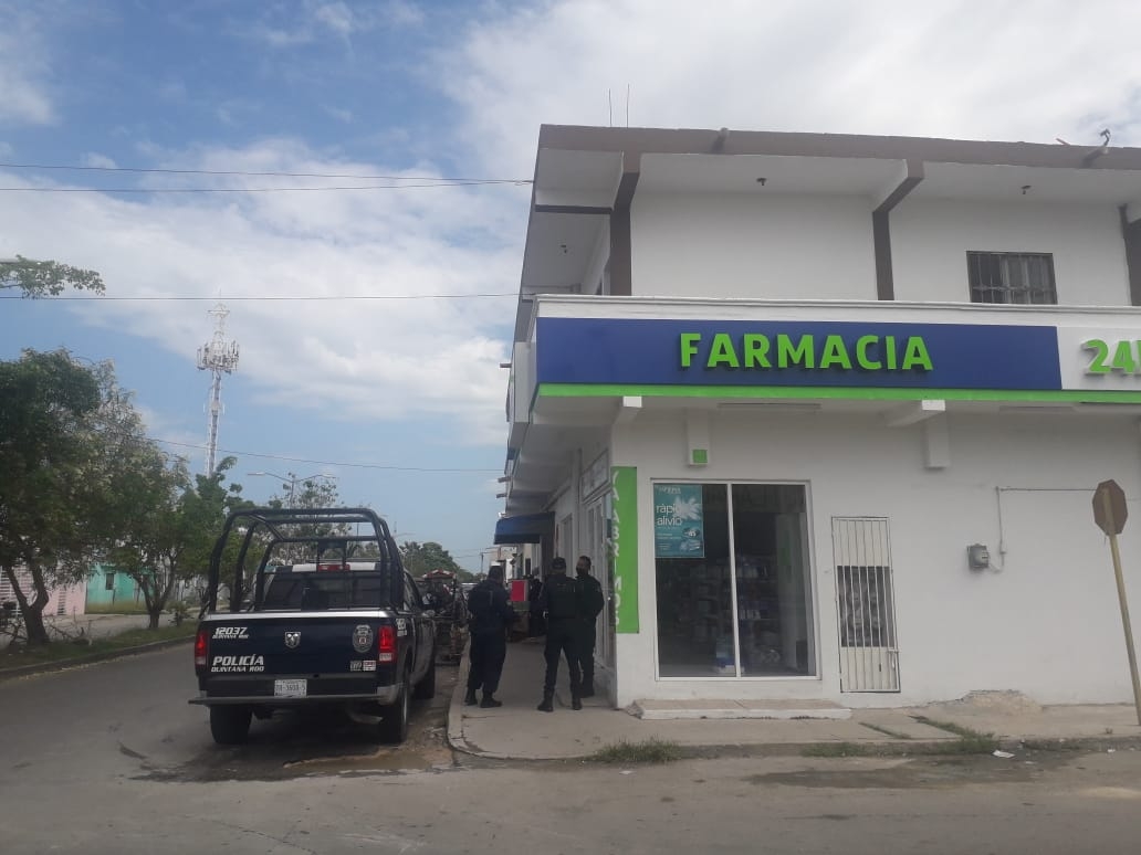 Policía Quintana Roo implementó un dispositivo de seguridad en los alrededores del sitio Policía Quintana Roo implementó un dispositivo de seguridad en los alrededores del sitio