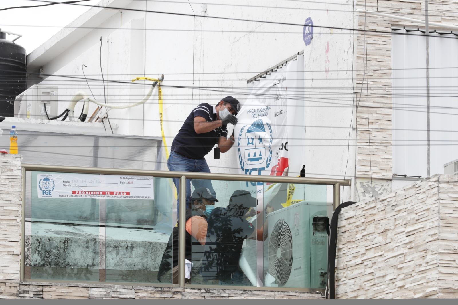 El laboratorio está asegurado por la FGE