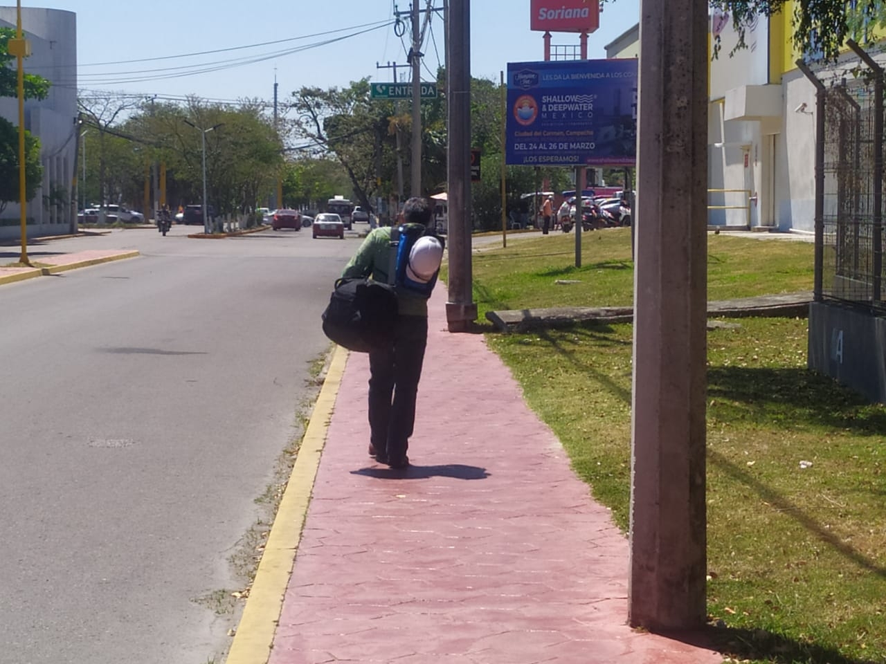 El trabajador arribó al aeropuerto de Ciudad del Carmen El trabajador arribó al aeropuerto de Ciudad del Carmen