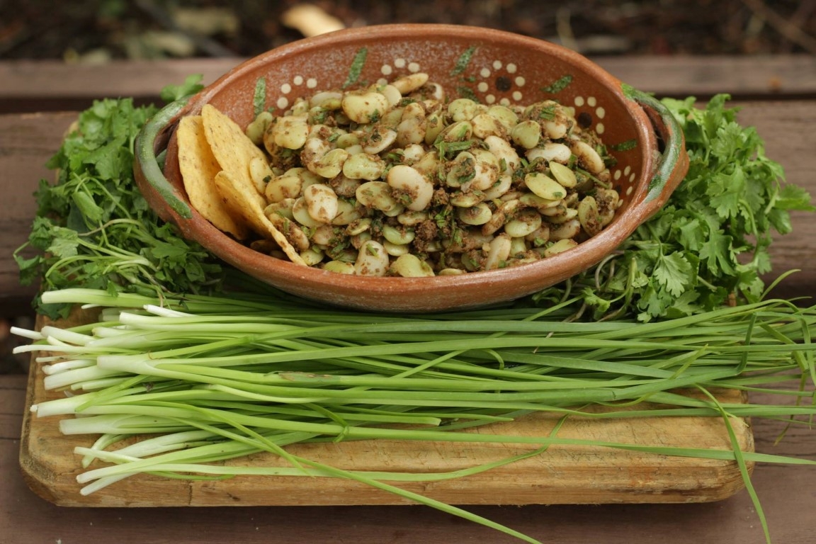 La comida se prepara sólo durante la temporada que abarca de diciembre a marzo, pues las semillas están tiernas La comida se prepara sólo durante la temporada que abarca de diciembre a marzo, pues las semillas están tiernas