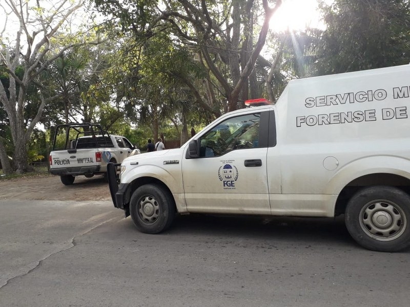 Osamenta hallada en la Zona Arqueológica Oxtankah Osamenta hallada en la Zona Arqueológica Oxtankah