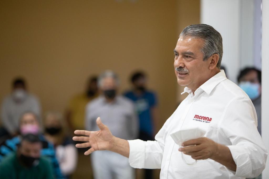 Raúl Morón en un acto de campaña Raúl Morón en un acto de campaña