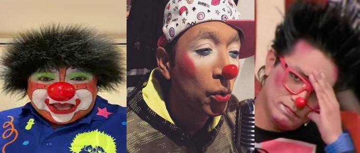 Así se ven “Chuponcito” y “Los Destrampatos” sin maquillaje Así se ven “Chuponcito” y “Los Destrampatos” sin maquillaje