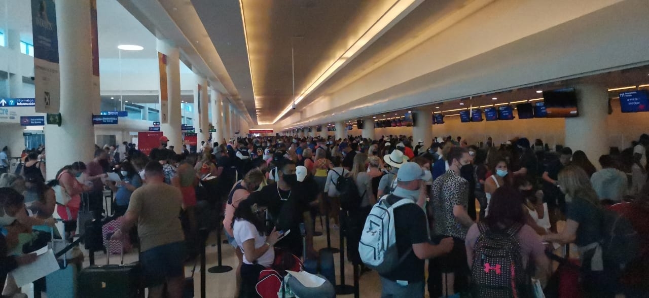 Las tres terminales del Aeropuerto de Cancún reflejan las más de 400 operaciones