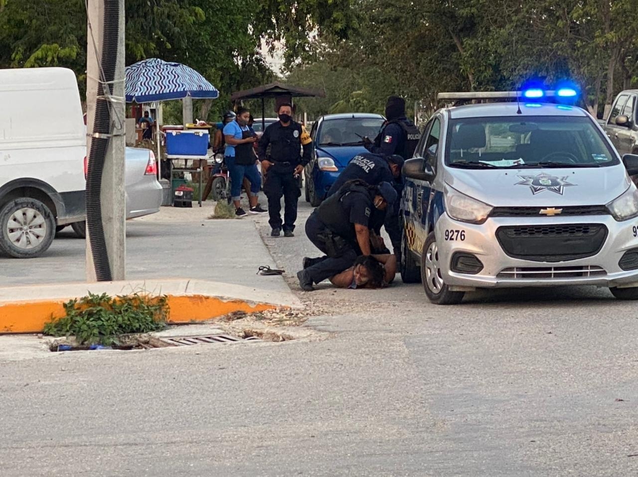 Vinculación a los cuatro policías feminicidas de Victoria en Tulum