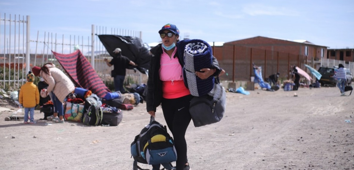 Migrantes centroamericanos piden a Biden que los deje pasar a Estados Unidos