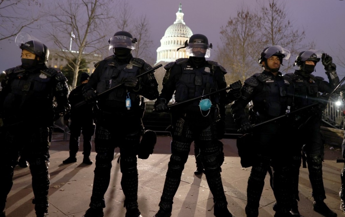 La Policía del Capitolio recibió la alerta sobre la posible irrupción al Capitolio