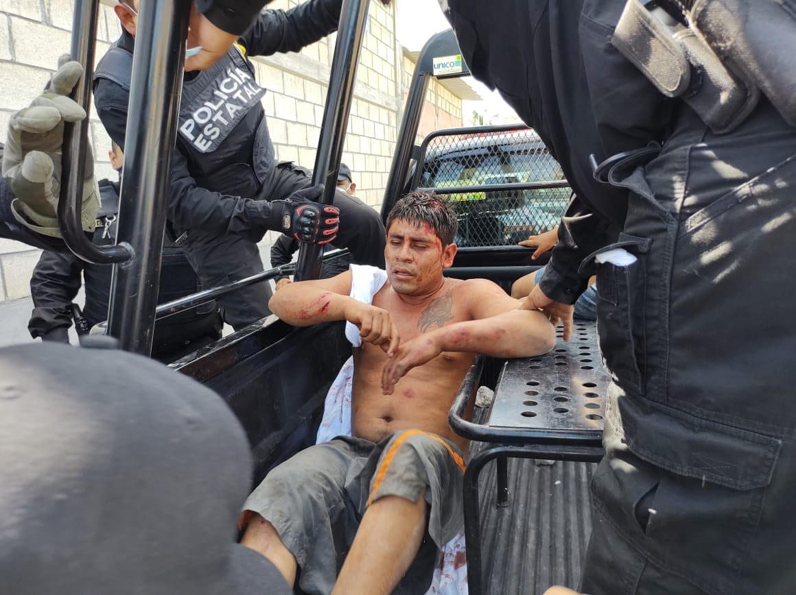 El hombre fue agredido por vecinos de la colonia 23 de Julio El hombre fue agredido por vecinos de la colonia 23 de Julio