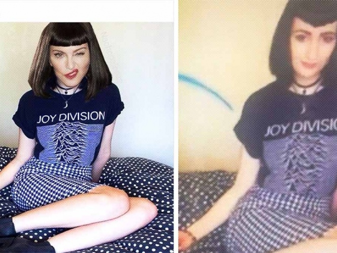 La mujer asegura que Madona hizo un fotomontaje con su imagen