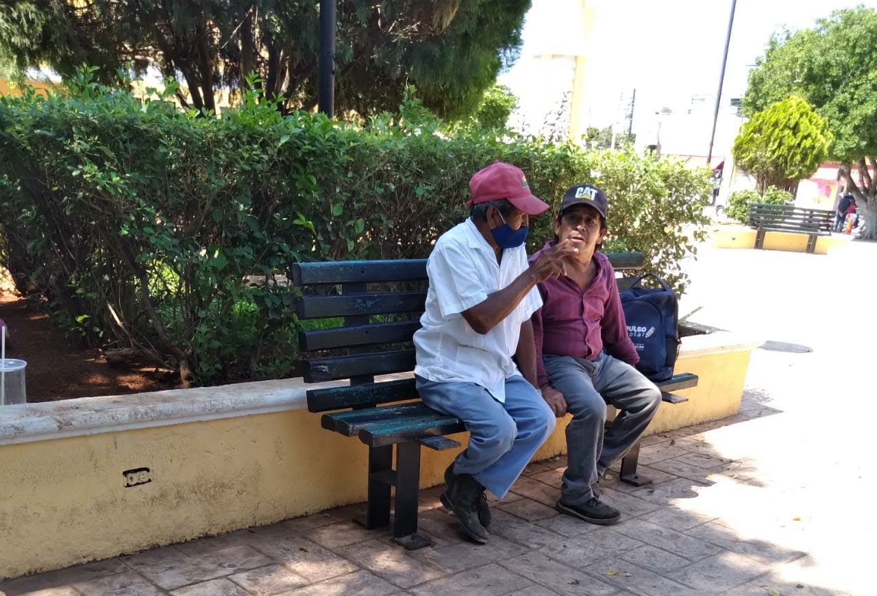 Pese a ser inoculados los abuelitos aseguraron que aun siguen las medidas de salud