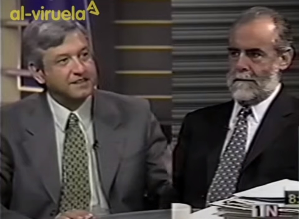 AMLO mostró un debate del 2000 con Diego Fernández de Cevallos AMLO mostró un debate del 2000 con Diego Fernández de Cevallos