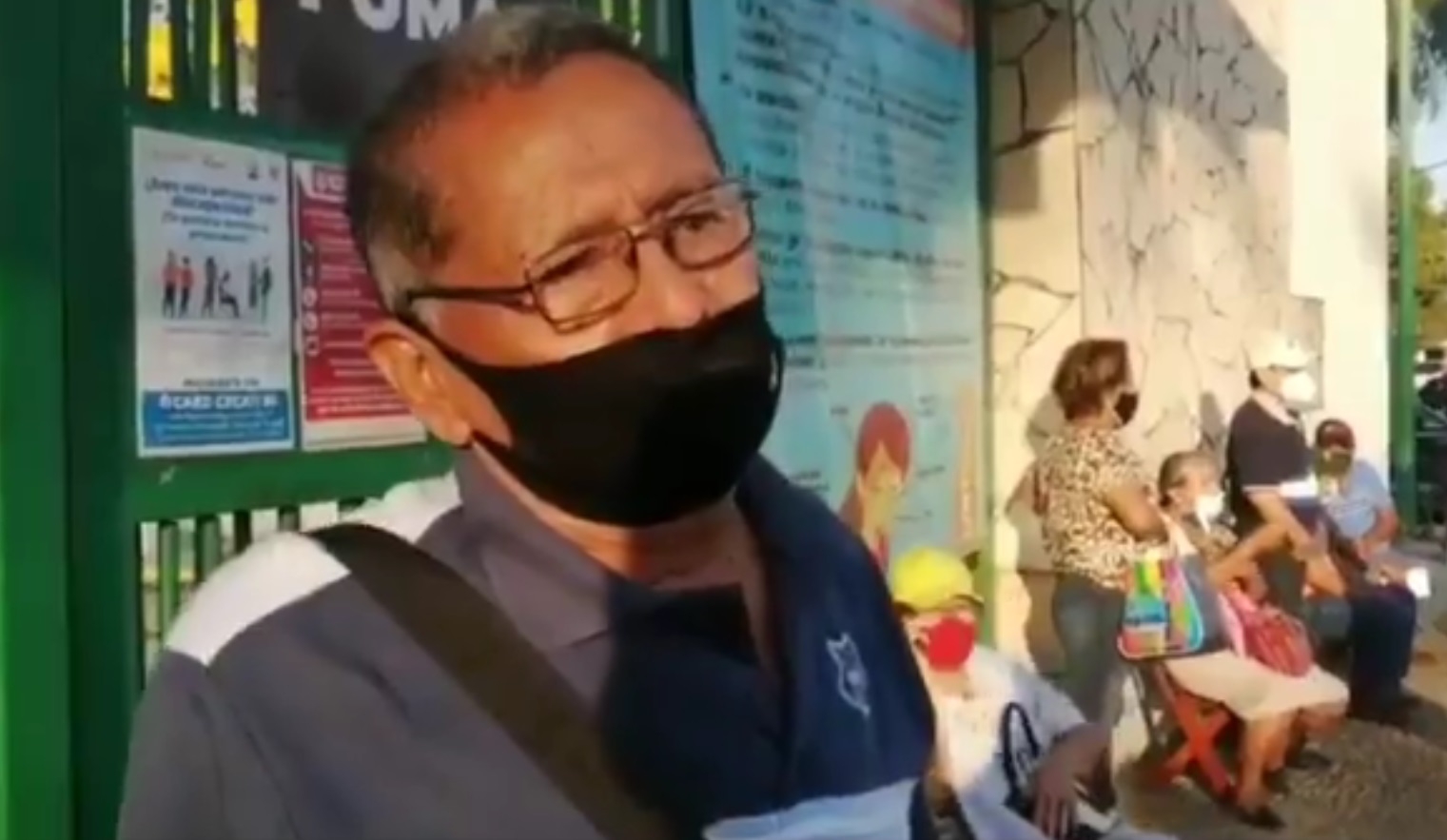 Los adultos mayores de Chiapas, asistieron a los centros de vacunación Los adultos mayores de Chiapas, asistieron a los centros de vacunación