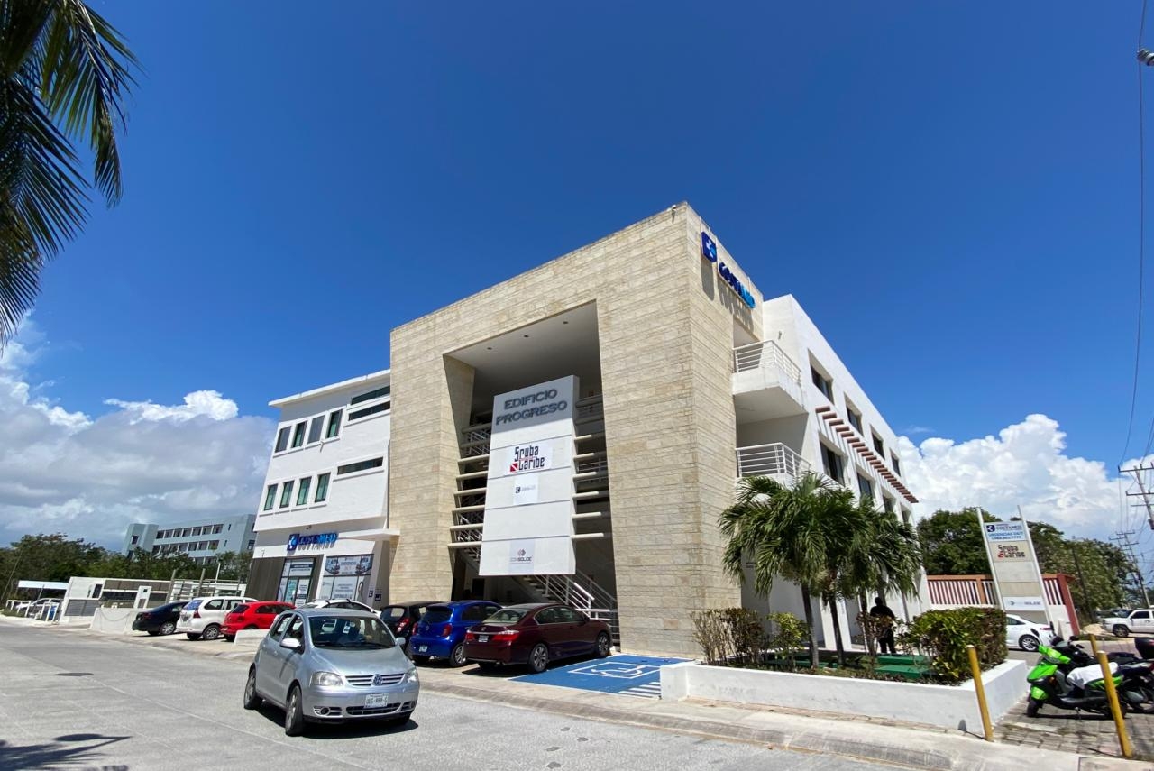 A este lugar fue trasladado el herido