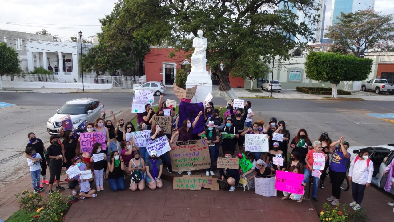 Las campechanas pidieron que se garantice el aborto legal