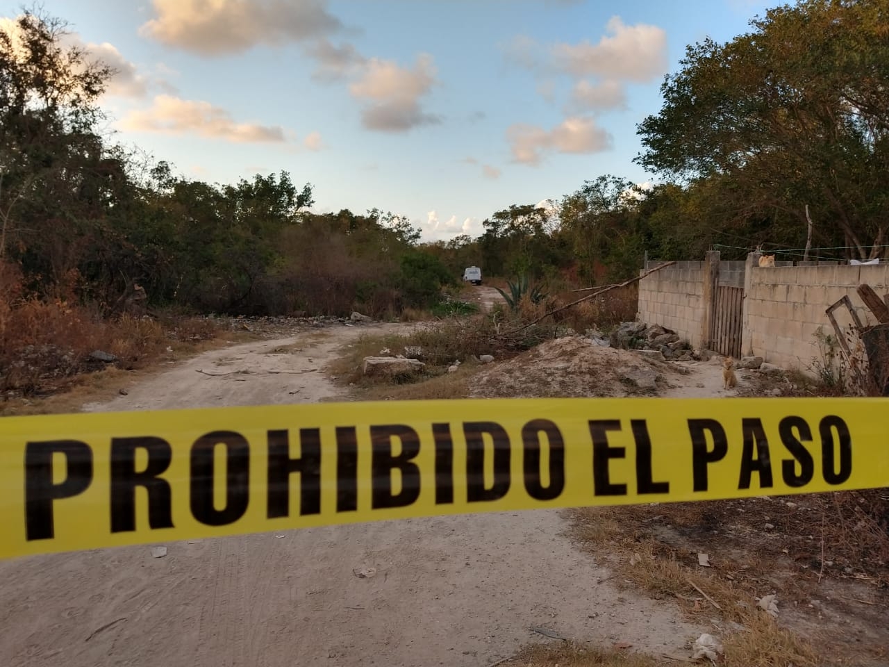 Cerca del cuerpo se encontraron varios casquillos percutidos