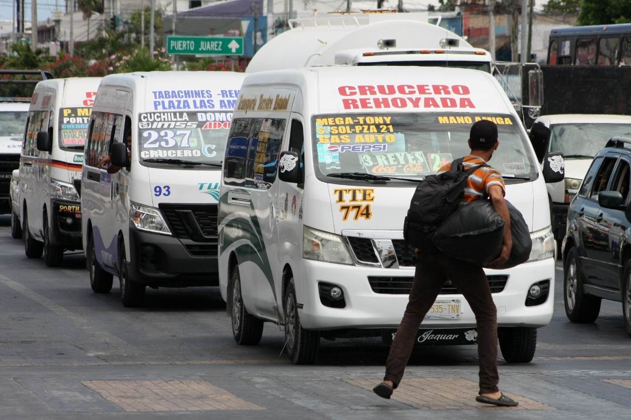 Combis de transporte publico lideran accidentes en Cancún: SMSPyT