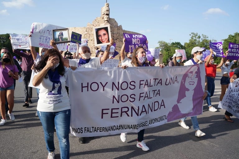 En un total de 20 municipios en el territorio yucateco ha ocurrido cuando menos un asesinato por razón de género