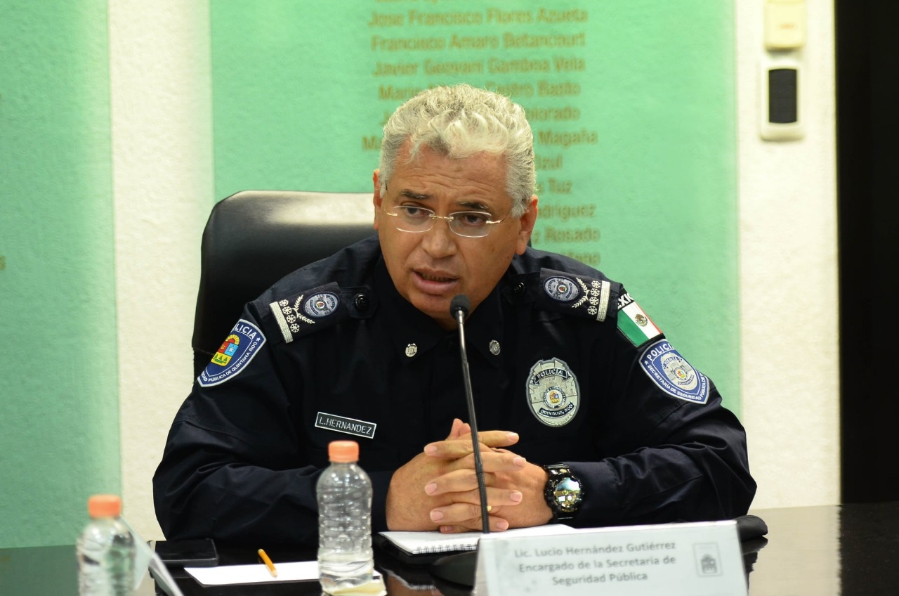 El titula de la SSP compareció para hablar del asesinato de Victoria en Tulum