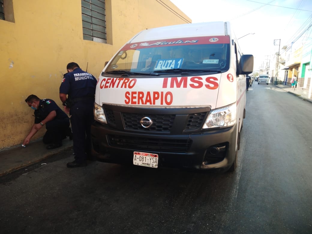 La camioneta de la ruta Centro-IMSS-Serapio, contaba con seguro, por lo cual se le entregó un pase médico a la lesionada La camioneta de la ruta Centro-IMSS-Serapio, contaba con seguro, por lo cual se le entregó un pase médico a la lesionada