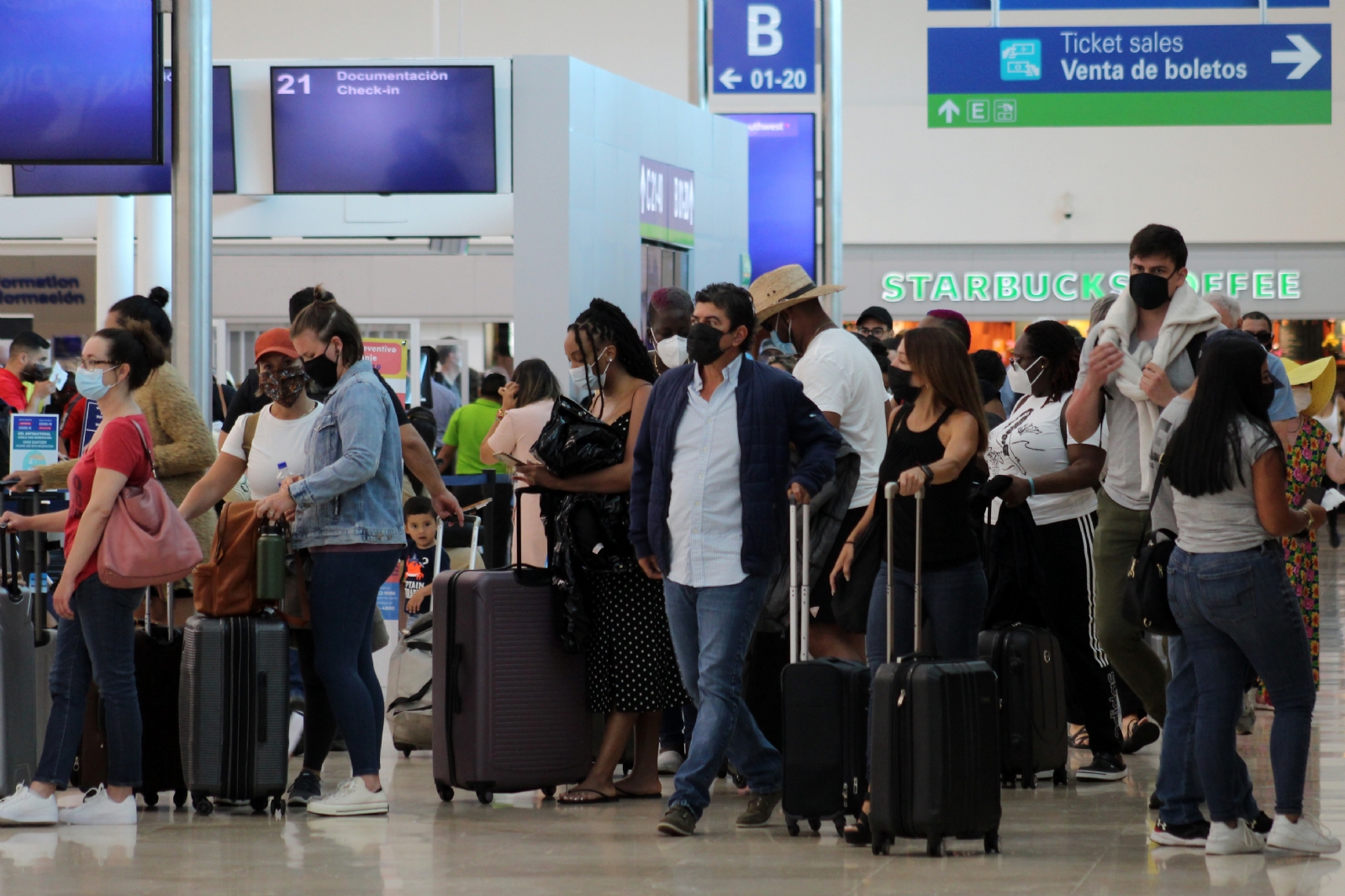 Los turistas internacionales prefieren el Aeropuerto Internacional de Cancún (AIC) para ingresar a nuestro país