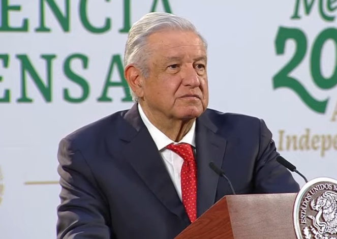 AMLO, durante su conferencia de prensa
