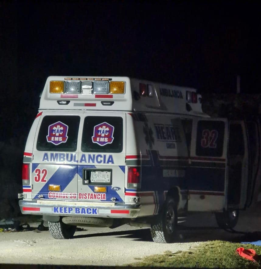 La ambulancia fue hallada esta madrugada en Bacalar La ambulancia fue hallada esta madrugada en Bacalar