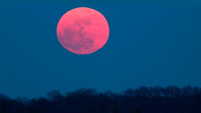 Superluna Rosa ¿Cuándo es y por qué se llama así?