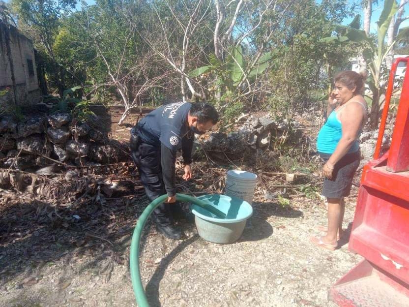 Aumenta el consumo de agua por ola de calor en Kantunilkín