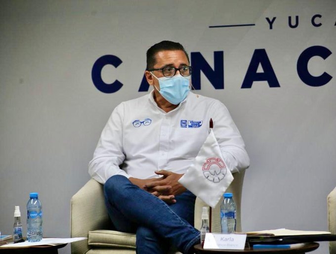 El candidato a diputado local del PAN también habló de la marca "Hecho en Yucatán" El candidato a diputado local del PAN también habló de la marca "Hecho en Yucatán"