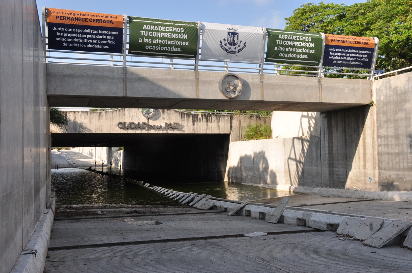 El Paso Deprimido de Mérida cumplirá nueve meses inundado
