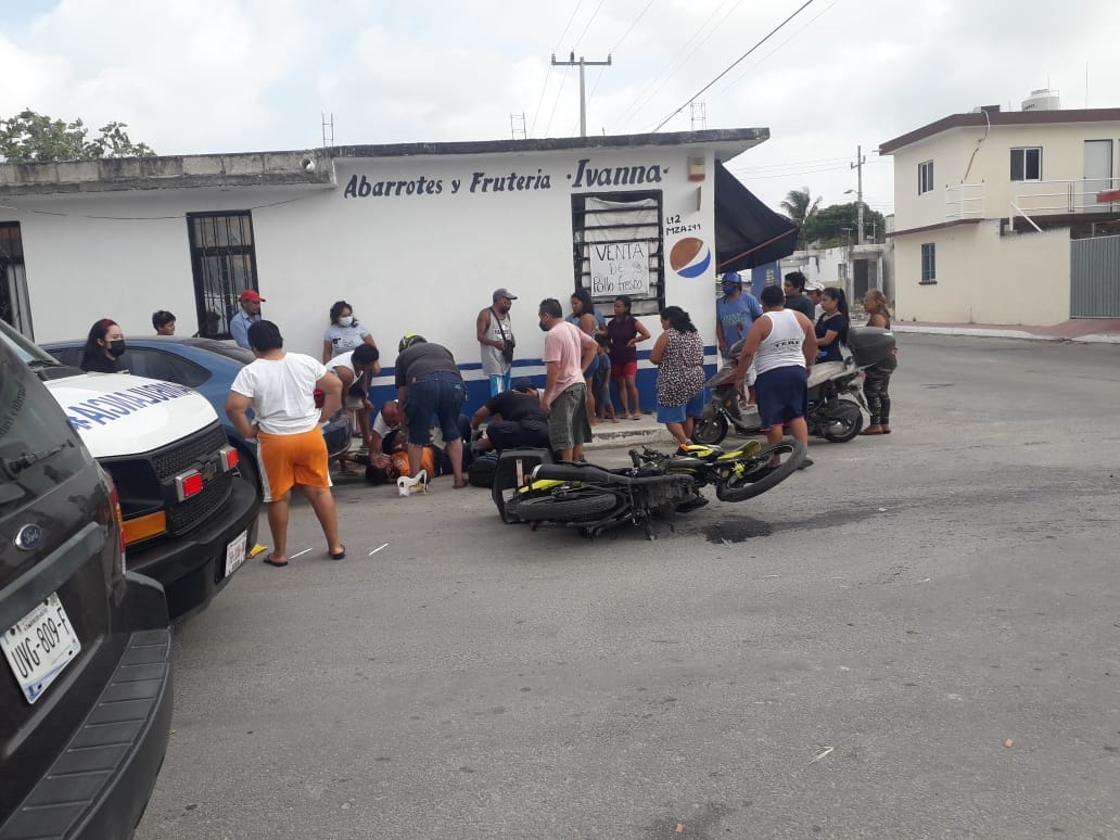 Los testigos ayudaron al lesionado en Chetumal Los testigos ayudaron al lesionado en Chetumal