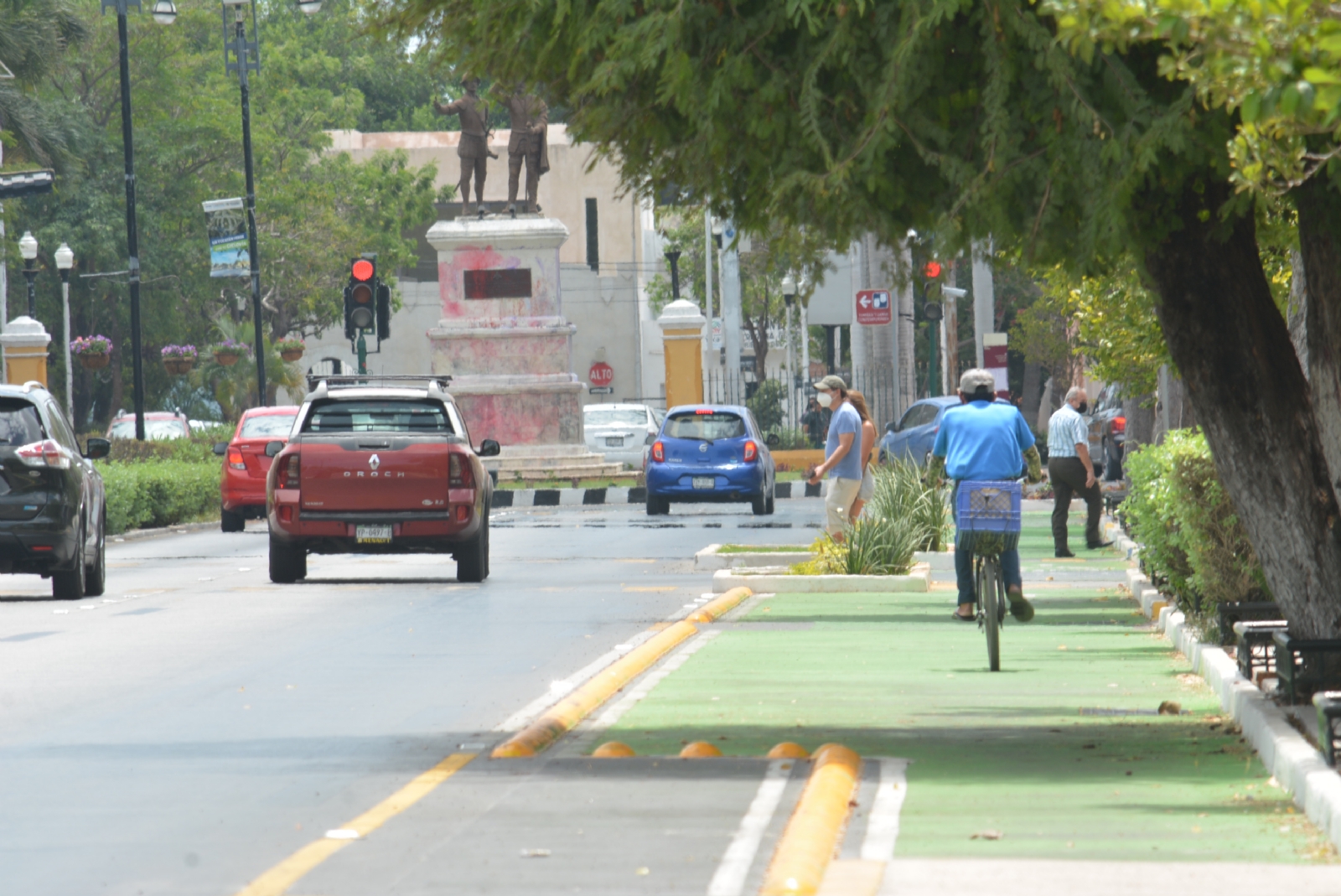 Las ciclovías en zona sur y poniente siguen en construcción