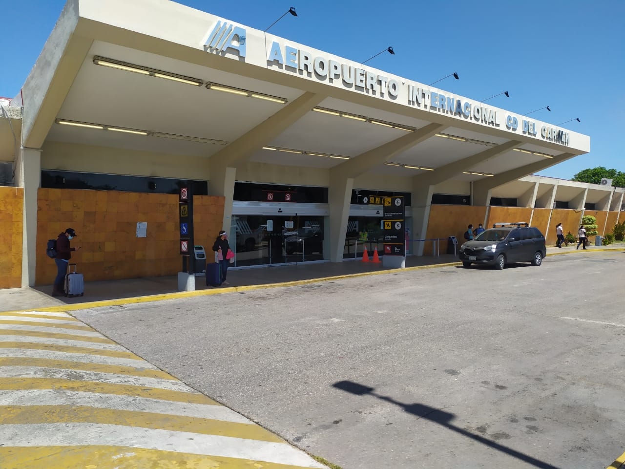 La movilidad en el aeropuerto se redujo este día
