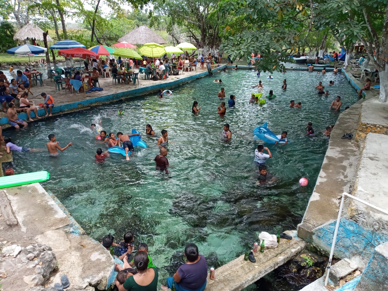 Balneario El Palmar antes de la pandemia COVID-19, tenía una visita de más de un mil usuarios Balneario El Palmar antes de la pandemia COVID-19, tenía una visita de más de un mil usuarios