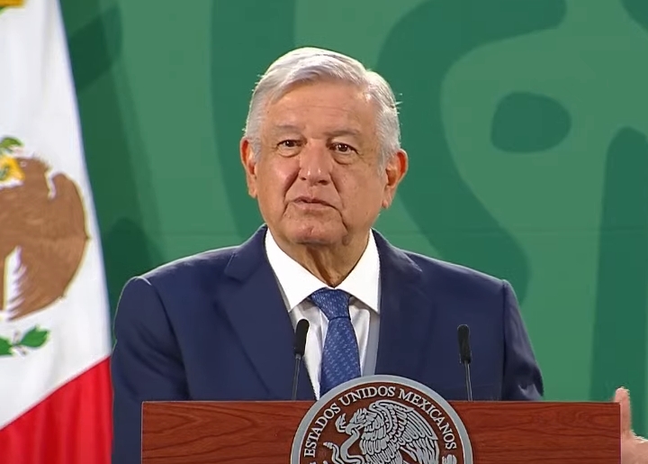AMLO, durante su conferencia de prensa