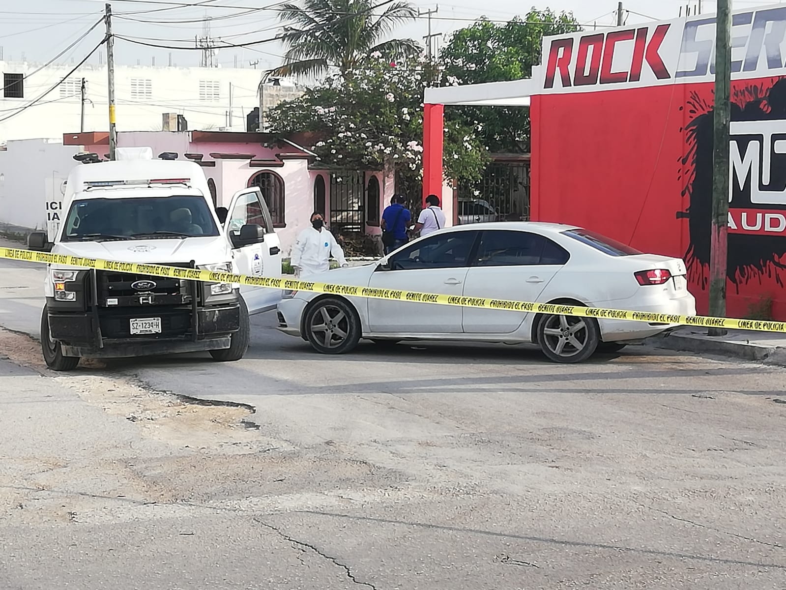Aquí apareció el cadáver del hombre en Cancún Aquí apareció el cadáver del hombre en Cancún