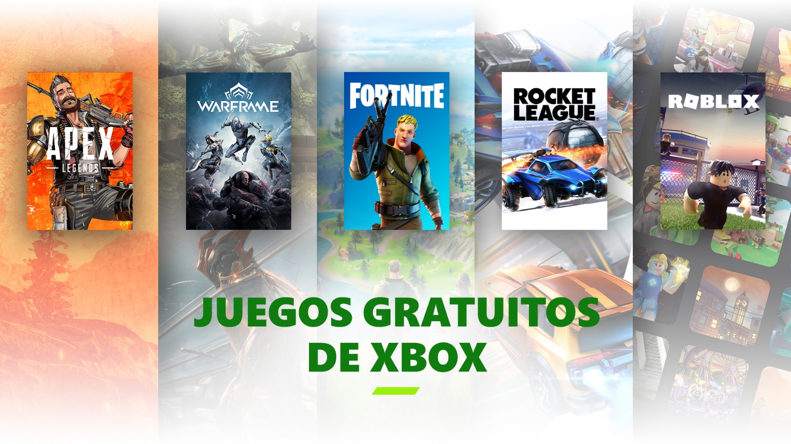 Algunos de los títulos gratis de Xbox Algunos de los títulos gratis de Xbox
