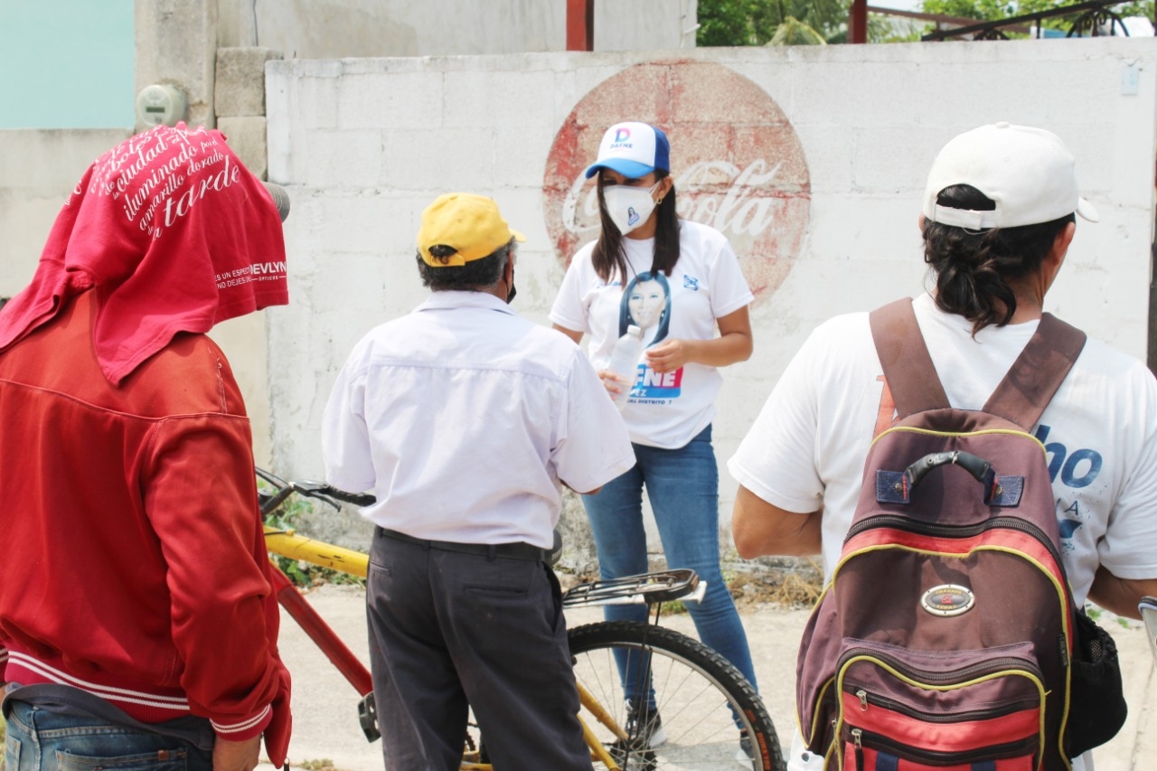 Dafne López se perfila como favorita para pintar de azul el distrito VII, en Mérida