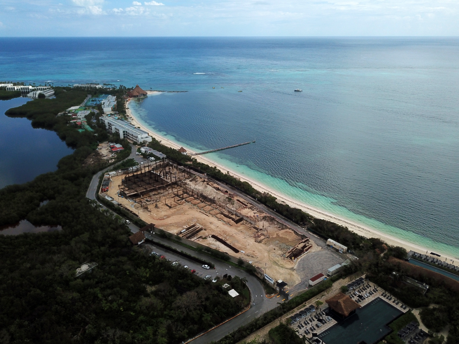 Así luce la zona donde se pretende construir el hotel en Cancún Así luce la zona donde se pretende construir el hotel en Cancún