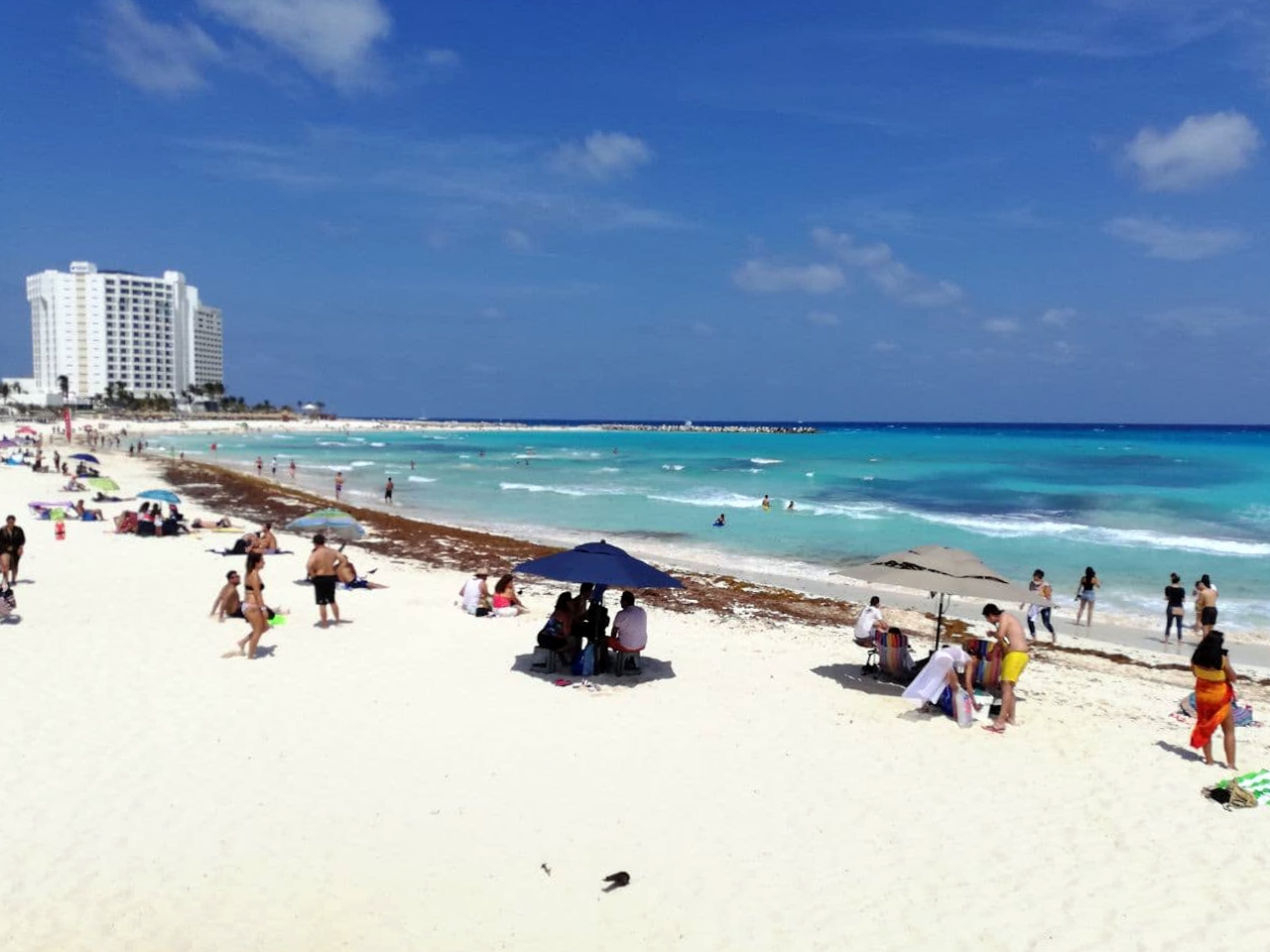 Se espera una temperatura máxima de 29 °C en Cancún Se espera una temperatura máxima de 29 °C en Cancún