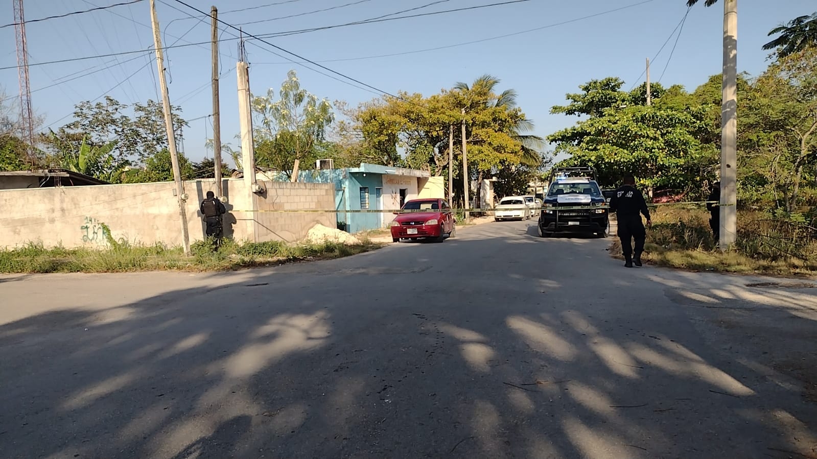 Las autoridades acordonaron la zona Las autoridades acordonaron la zona