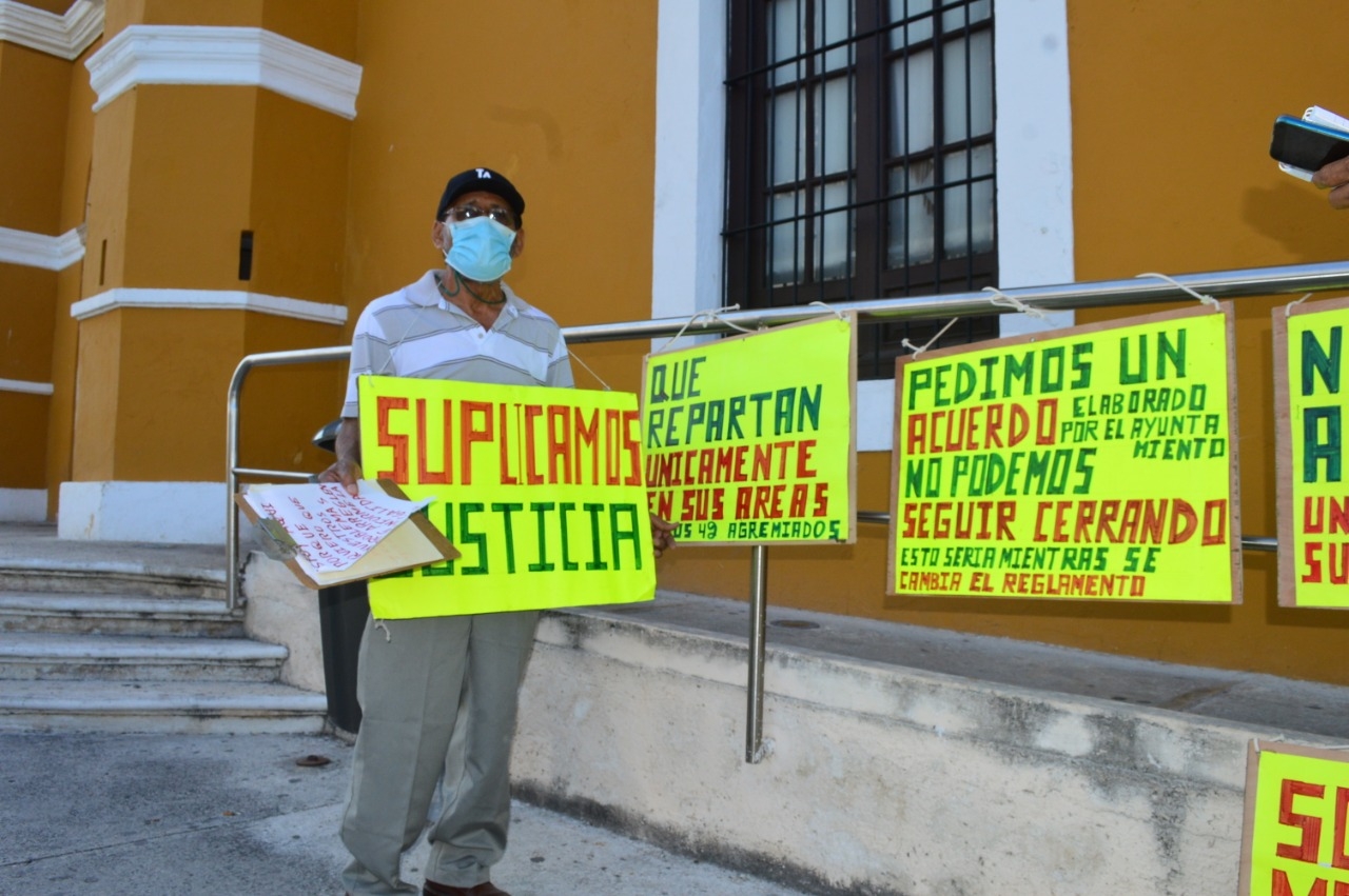 El afectado señala que el problema radica en que no respetan la venta por sectores