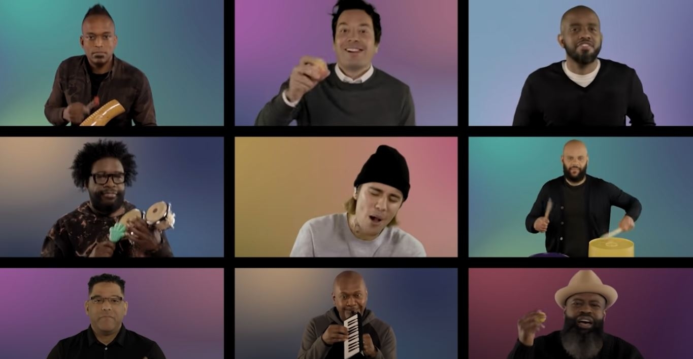 Justin Bieber y Jimmy Fallon interpretan 2Peaches"