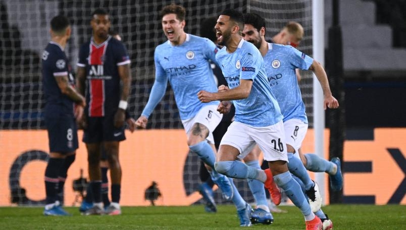 El PSG en menos de 10 minutos se complicó su estadía en la Champions League ante el Manchester City