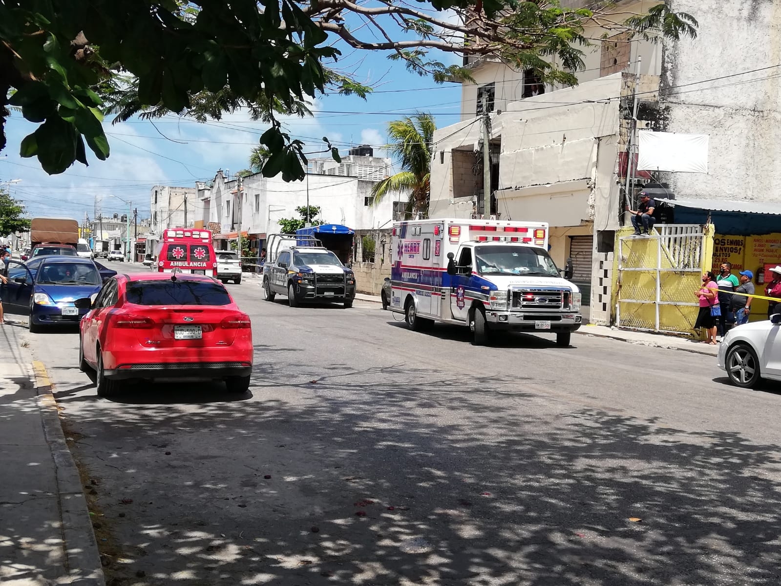 Aquí fue el lugar del ataque armado Aquí fue el lugar del ataque armado