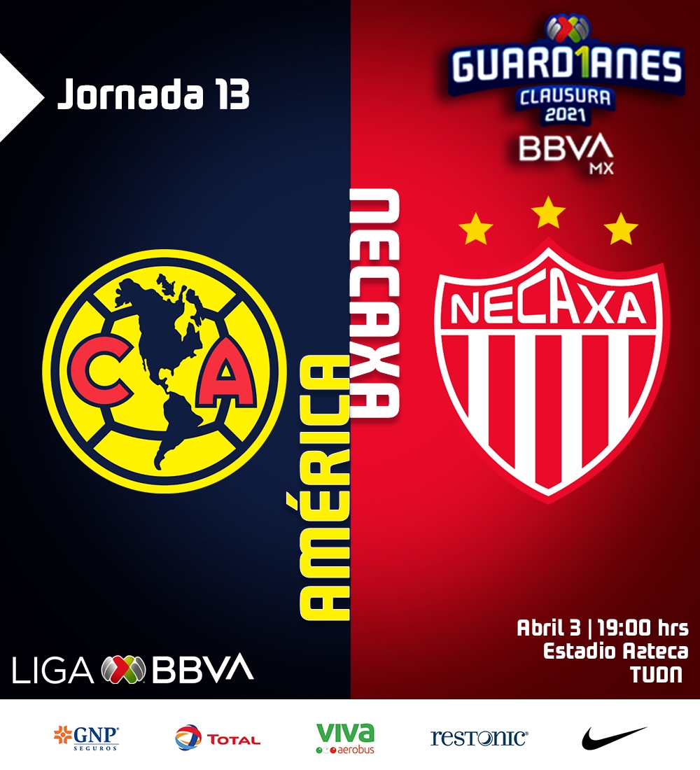 América vs Necaxa: Sigue el minuto a minuto América vs Necaxa: Sigue el minuto a minuto