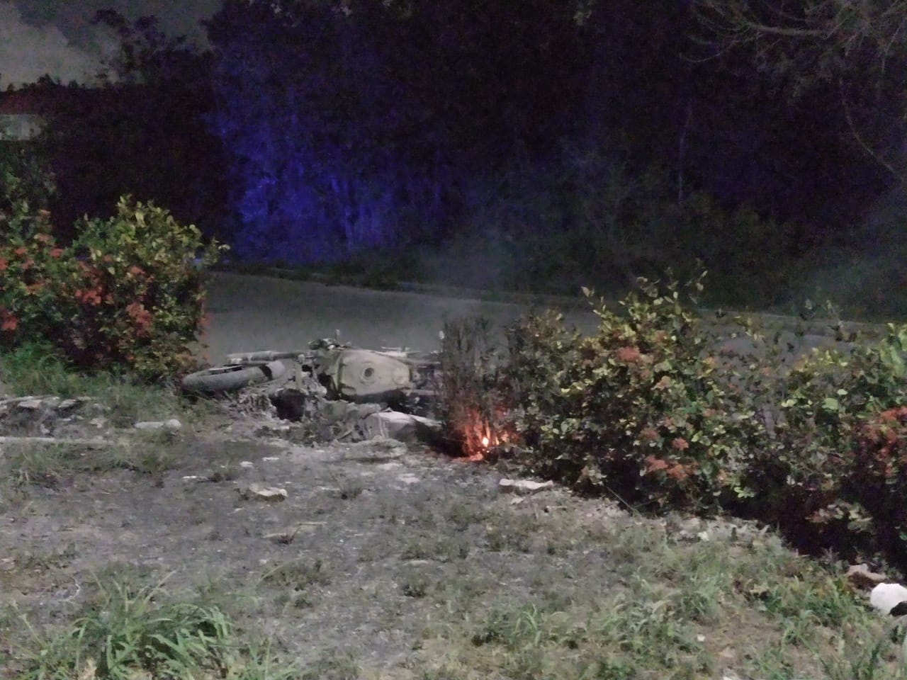 Así hallaron la unidad de dos ruedas en Cancún